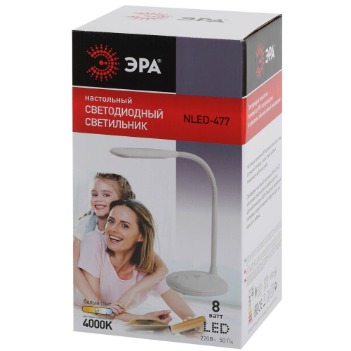Настольная лампа ЭРА NLED-477-8W-BK Б0041083 изображение в интернет-магазине Cramer Light фото 2