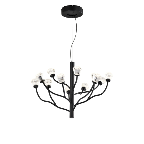 Подвесная люстра Delight Collection P0550-12A black изображение в интернет-магазине Cramer Light фото 2