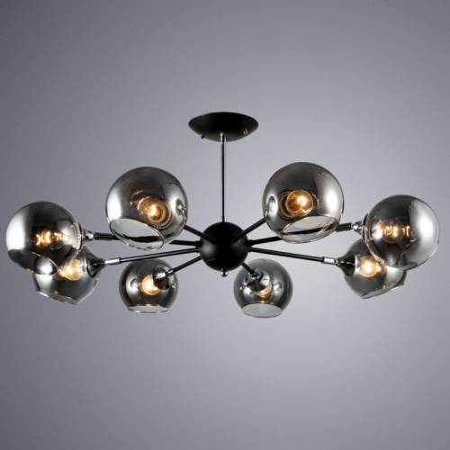 Люстра на штанге ARTE Lamp A2708PL-8BK изображение в интернет-магазине Cramer Light фото 2