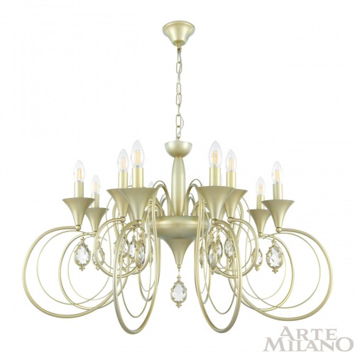 Подвесная люстра Arte Milano 349920/8-4 CG изображение в интернет-магазине Cramer Light фото 3