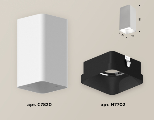 Накладной светильник Ambrella Light Techno XS7820002 (C7820, N7702) изображение в интернет-магазине Cramer Light фото 3