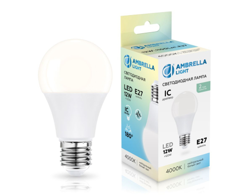 Светодиодная лампа Ambrella Light Bulbing E27 12W 4000K 601204 изображение в интернет-магазине Cramer Light фото 3
