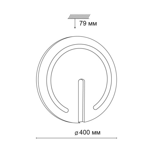 Настенно-потолочный светильник Sonex Button 3041/DL изображение в интернет-магазине Cramer Light фото 4