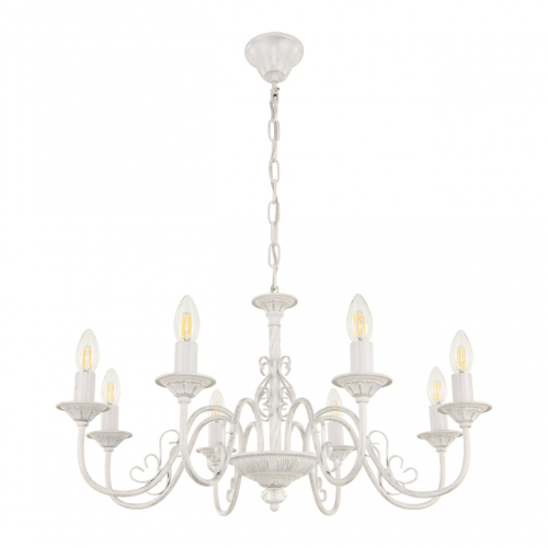 Подвесная люстра Arte Milano 342620/8 WT+SL изображение в интернет-магазине Cramer Light