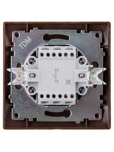 Выключатель одноклавишный Лама TDM Electric SQ1815-0401 дополнительное фото фото 4