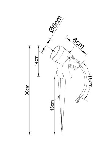 Грунтовый светильник Arte Lamp Elsie A4710IN-1BK дополнительное фото фото 5