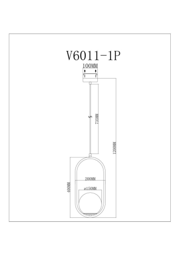Подвесной светильник Moderli Klaster V11586-1P изображение в интернет-магазине Cramer Light фото 3