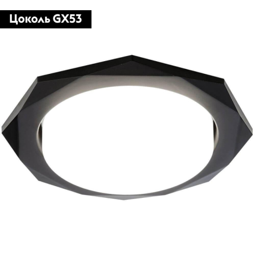 Встраиваемый светильник Ambrella Light GX53 Classic G180 BK изображение в интернет-магазине Cramer Light фото 2