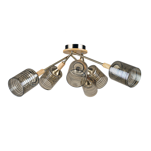 Потолочная люстра Arte Lamp Maria A4536PL-6AB изображение в интернет-магазине Cramer Light