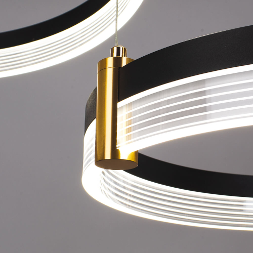 Подвесной светодиодный светильник Arte Lamp Mercury A2185SP-3BK изображение в интернет-магазине Cramer Light фото 3