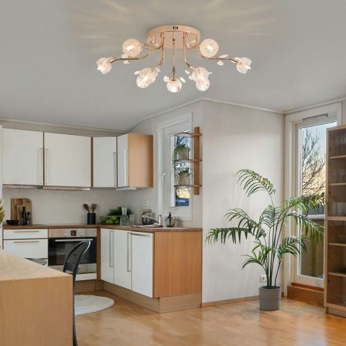 Потолочная люстра Freya Fioress FR5571CL-09G изображение в интернет-магазине Cramer Light фото 2