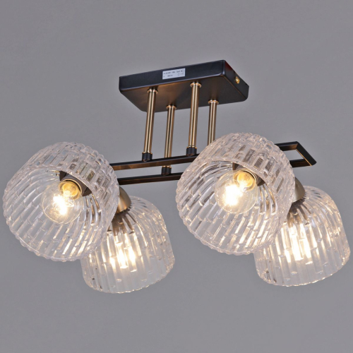 Потолочная люстра Illumico IL0794-4CSQ-25BKAB ELITE изображение в интернет-магазине Cramer Light