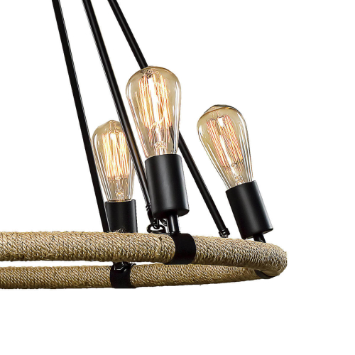Подвесная люстра LOFT IT Rope filament Loft1861/6 изображение в интернет-магазине Cramer Light фото 3