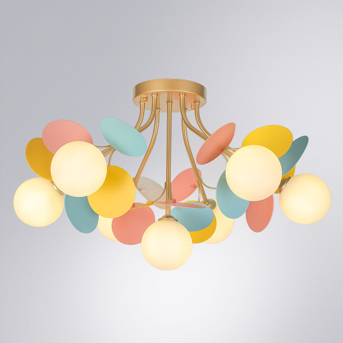 Потолочная люстра Arte Lamp Peacock A1369PL-7MD изображение в интернет-магазине Cramer Light фото 3