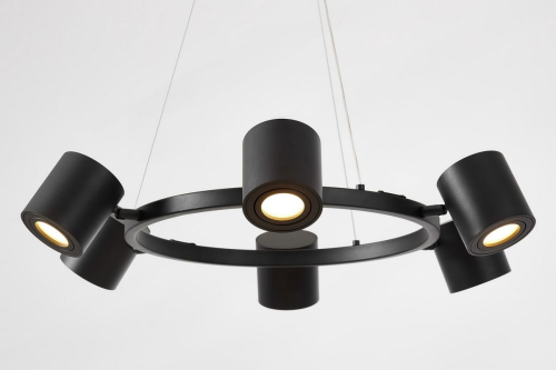 Подвесная люстра Lampit Nati TS P1999-6 BK изображение в интернет-магазине Cramer Light фото 4