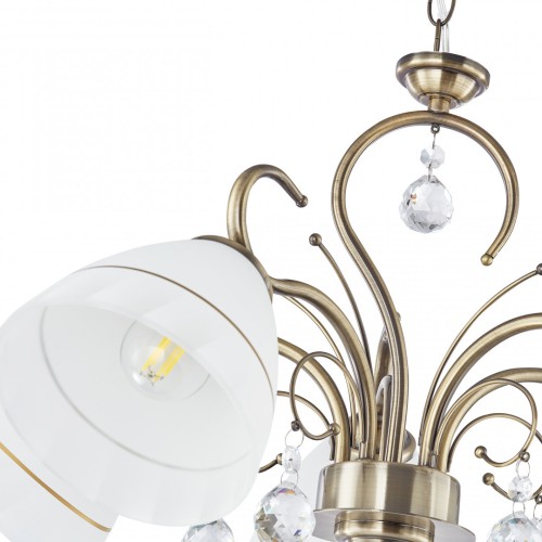 Подвесная люстра Arte Milano Amalfi 339656/5 AB изображение в интернет-магазине Cramer Light фото 7