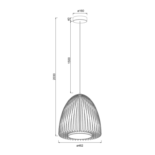 Подвесной светильник Mantra Smart 9016 изображение в интернет-магазине Cramer Light фото 5