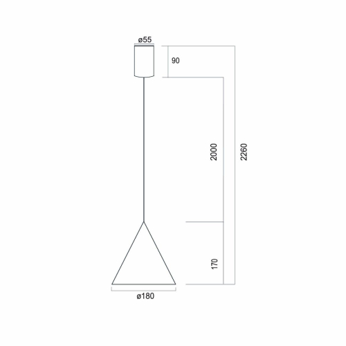 Подвесной светильник Mantra Cono 9451 изображение в интернет-магазине Cramer Light фото 6