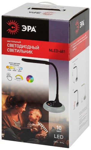 Настольная лампа Эра NLED-481-10W-BK Б0048592 изображение в интернет-магазине Cramer Light фото 6