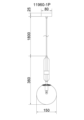 Подвесной светильник Moderli Selesta V11960-1P изображение в интернет-магазине Cramer Light фото 6