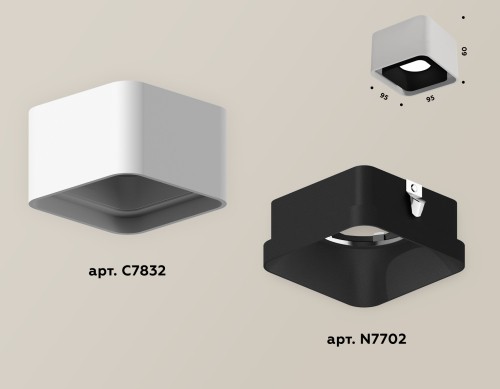 Накладной светильник Ambrella Light Techno XS7832002 (C7832, N7702) изображение в интернет-магазине Cramer Light фото 2