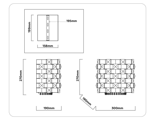 Настенный светильник Ambrella Light High Light Crystal LH41012 изображение в интернет-магазине Cramer Light фото 6