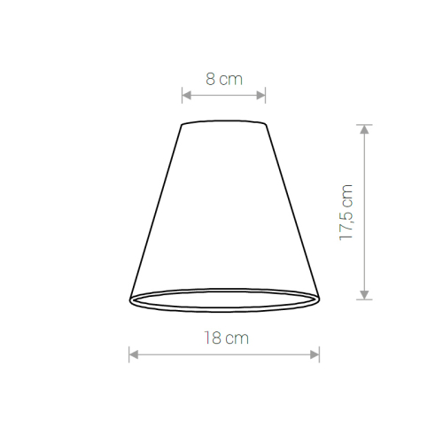 Абажур Nowodvorski Cameleon Cone S 8415 изображение в интернет-магазине Cramer Light фото 2