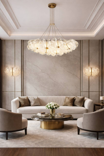 Подвесная люстра Modelux ML.6222.900 CP изображение в интернет-магазине Cramer Light фото 7