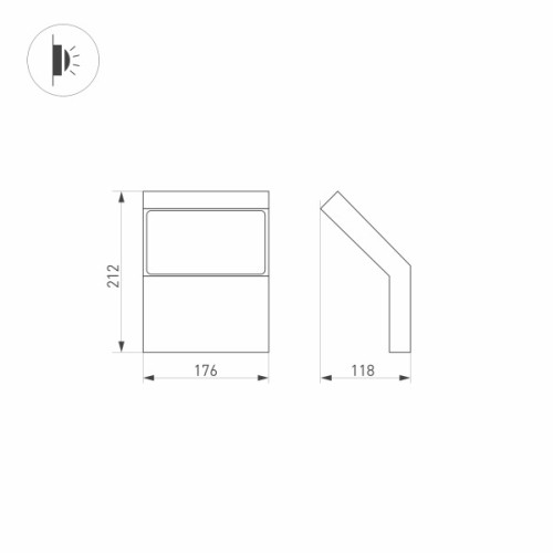 Настенный светильник Arlight Lgd-ecran 029989 изображение в интернет-магазине Cramer Light фото 2