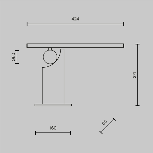 Настольная лампа Maytoni Monumento MOD467TL-L9B3K изображение в интернет-магазине Cramer Light фото 4