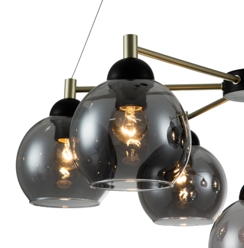 Подвесная люстра Indigo Grappoli 11029/7P Black V000216 изображение в интернет-магазине Cramer Light фото 3