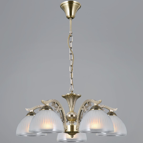 Подвесная люстра Illumico IL0723-5PSQ-24 AB SPICA изображение в интернет-магазине Cramer Light