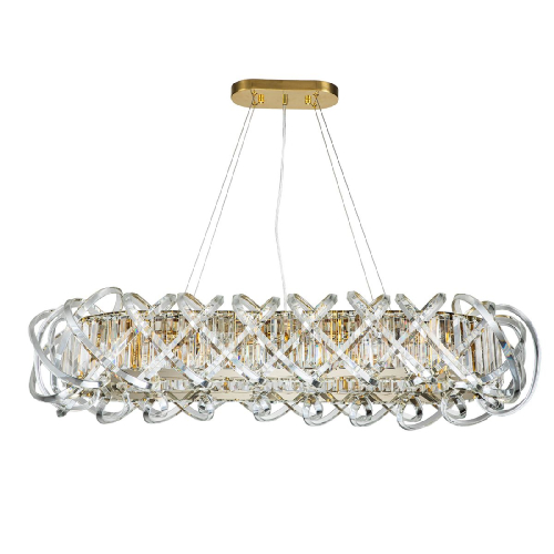 Подвесная люстра Indigo Braccia 12007/12PL Gold V000400 изображение в интернет-магазине Cramer Light фото 2