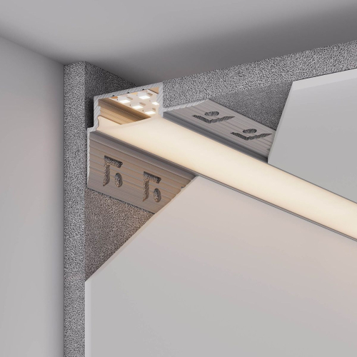 Профиль Arlight FANTOM-W20-H10-EDGE-2000 ANOD 054183 изображение в интернет-магазине Cramer Light фото 4