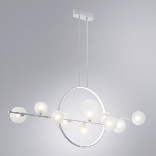 Потолочная люстра Arte Lamp Saturn A7790SP-75WH изображение в интернет-магазине Cramer Light фото 2