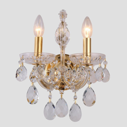 Бра Crystal Lux Isabel AP2 Gold/Transparent дополнительное фото фото 3