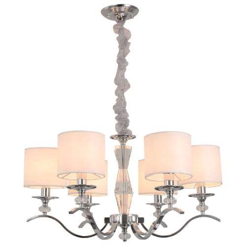 Подвесная люстра Illumico IL1364-6PPA-29 CR изображение в интернет-магазине Cramer Light