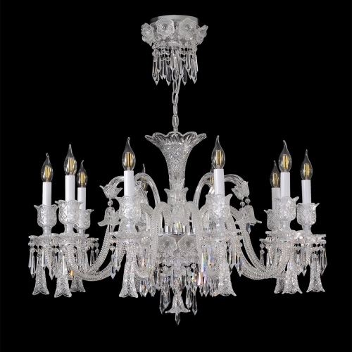 Подвесная люстра Crystal Lux VERSAILLES SP10 CHROME изображение в интернет-магазине Cramer Light фото 2