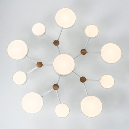Потолочная люстра LED4U L3201-960 WT изображение в интернет-магазине Cramer Light фото 5