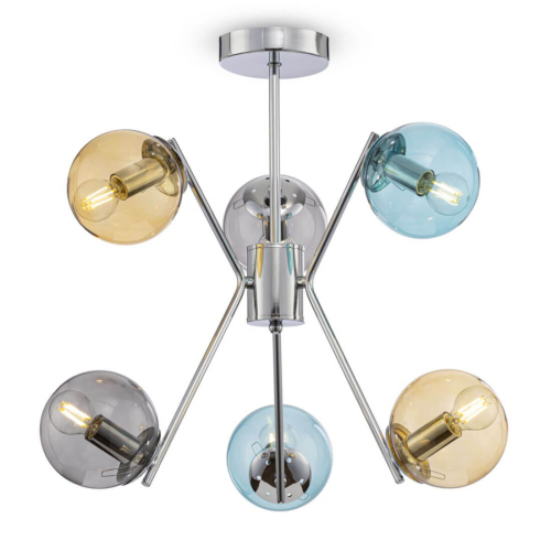 Люстра на штанге Freya Nancy FR5083PL-06CH изображение в интернет-магазине Cramer Light фото 2