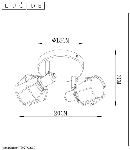 Спот Lucide Nila 77977/12/30 изображение в интернет-магазине Cramer Light фото 2