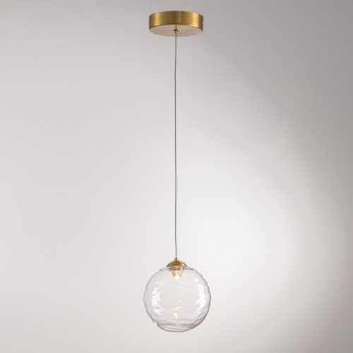 Подвесной светильник Delight Collection MD25030001-1A brass/clear изображение в интернет-магазине Cramer Light фото 4