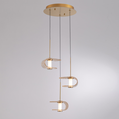Подвесной светильник Delight Collection MD24020901-3A gold/cognac изображение в интернет-магазине Cramer Light фото 2