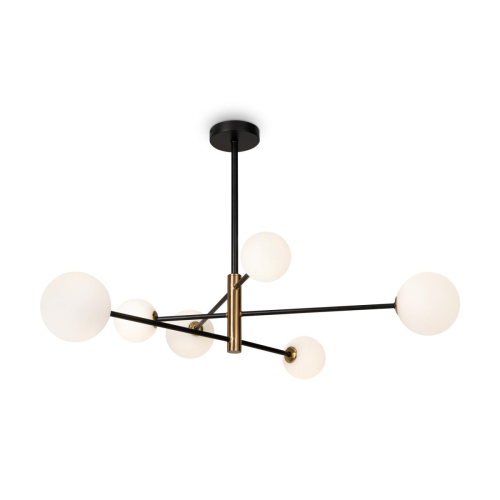 Люстра на штанге Freya Sphirity FR5376CL-06B изображение в интернет-магазине Cramer Light фото 2