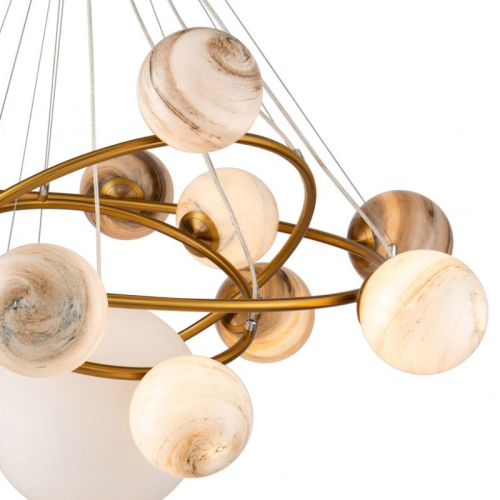 Подвесная люстра Delight Collection Planet KG1122P-13A brass изображение в интернет-магазине Cramer Light фото 2