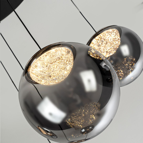 Подвесной светильник Modelux ML.2338.5 BK изображение в интернет-магазине Cramer Light фото 3