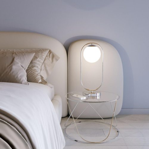 Настольная лампа Eurosvet Ringo 01138/1 хром изображение в интернет-магазине Cramer Light фото 2