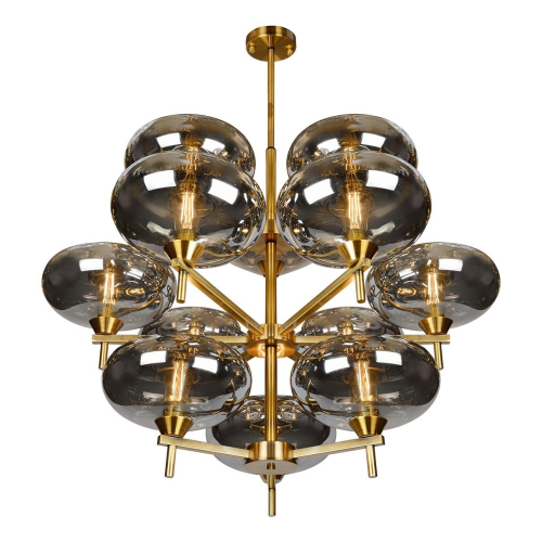Подвесная люстра iLamp Rivoli 6607/12 GD изображение в интернет-магазине Cramer Light фото 2