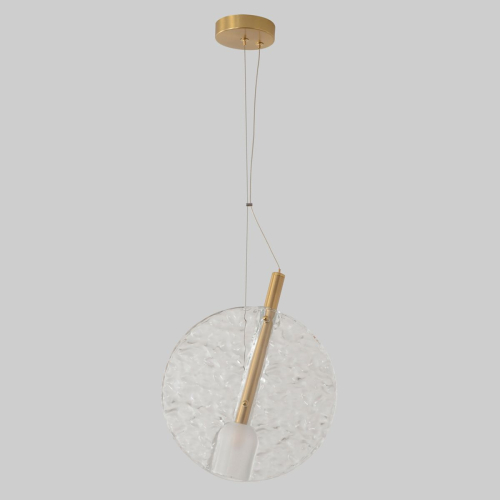 Подвесной светильник Crystal Lux FROZEN SP1 BRASS изображение в интернет-магазине Cramer Light фото 4
