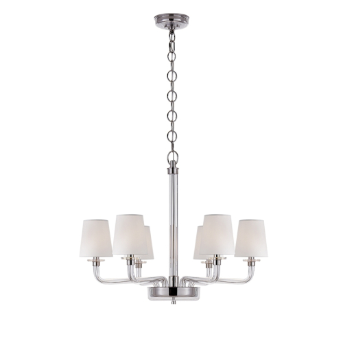Подвесная люстра Delight Collection BRCH9021-6 nickel изображение в интернет-магазине Cramer Light фото 2